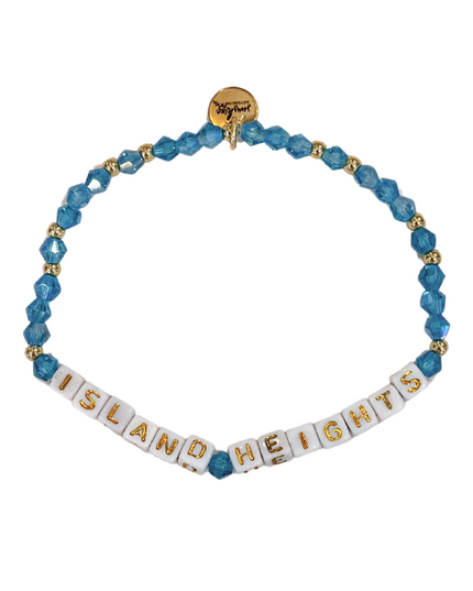 Island Heights Letter Block Bracelet