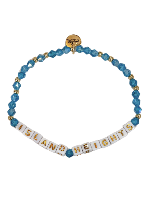 Island Heights Letter Block Bracelet