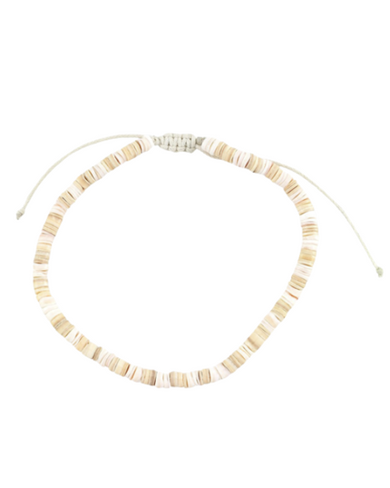 Pink Luano Melo Shell Anklet