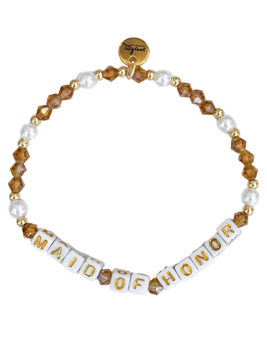 Maid Of Honor Letter Block Bracelet