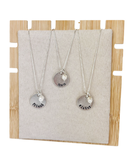 Sterling Silver Medium Person Disc