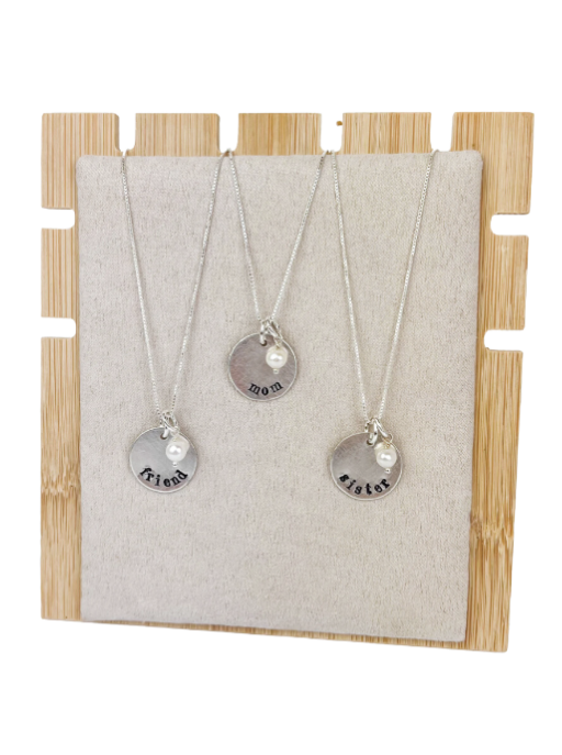 Sterling Silver Medium Person Disc