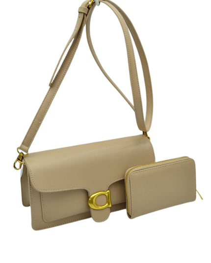 Button Skinny Clutch Crossbody Bag With Wallet