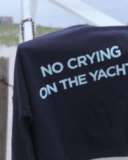 No Crying On The Yacht Hoodie
