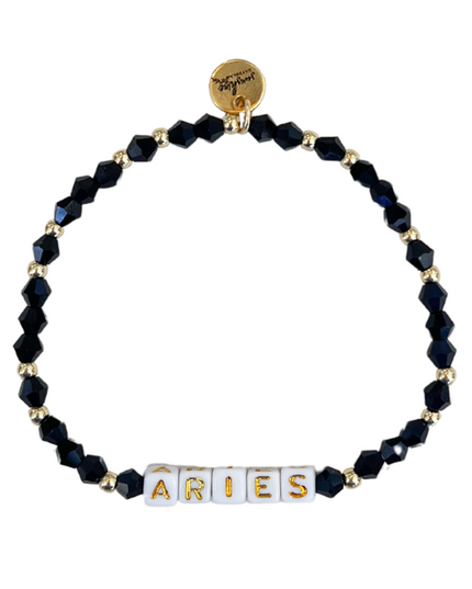 Aries Letter Block Bracelet