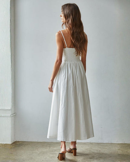 Cerise Floral Eyelet Ribbon Detail Maxi Dress