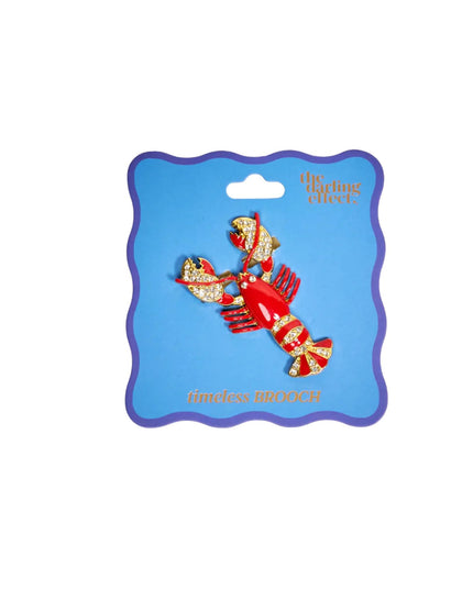 Dazzle Lobster Timeless Brooch