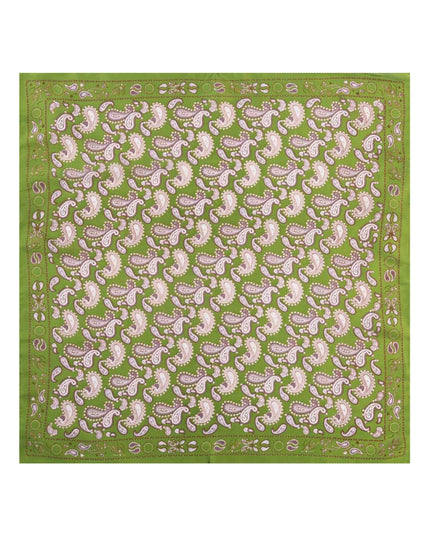 Classic Paisley Pattern Print Square Bandana Scarf