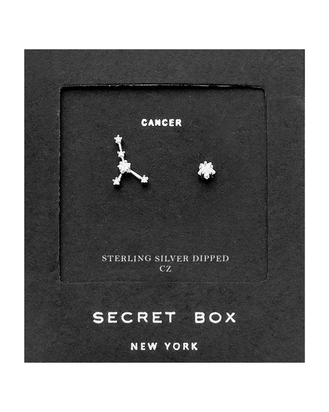 Zodiac Single Constellation & Stud Earrings