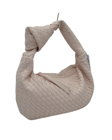 Knot Woven Shoulder Bag
