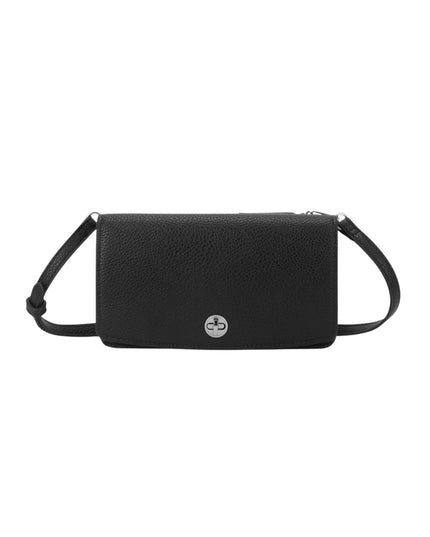Faux Leather Crossbody Wallet Bag